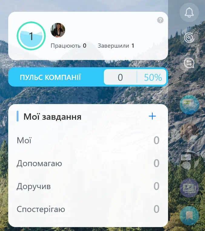 Віджети верх